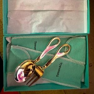 Brand New Tiffany & Co. baby utensils with box